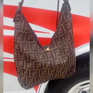 Fendi Brown Women's Shoulder Bag